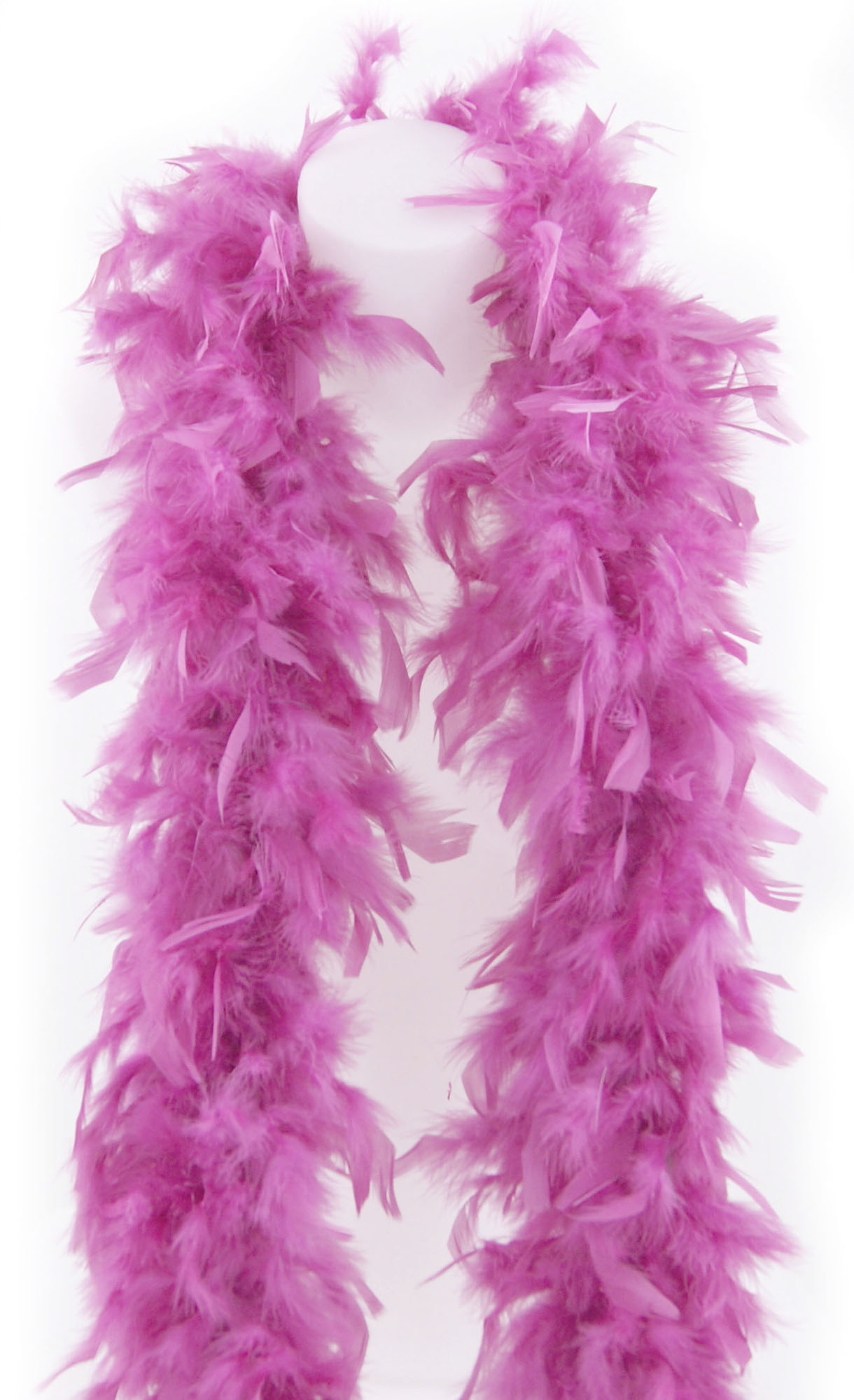 boa plume dinde volume rose horthensia