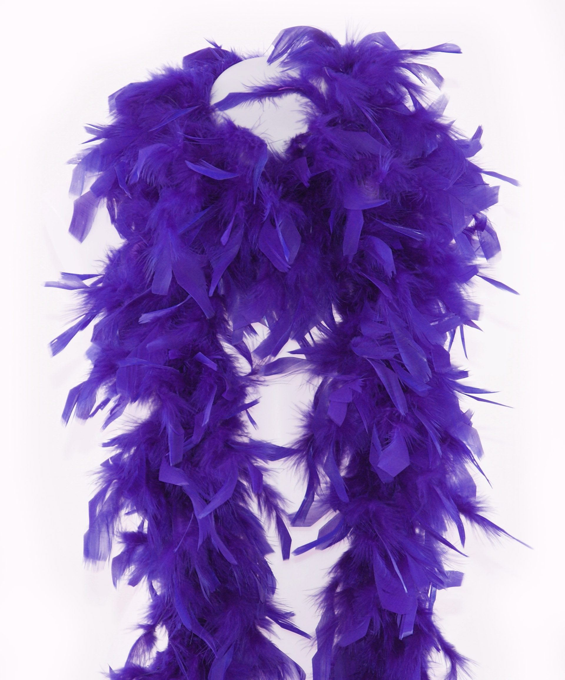 boa plume dinde volume violet
