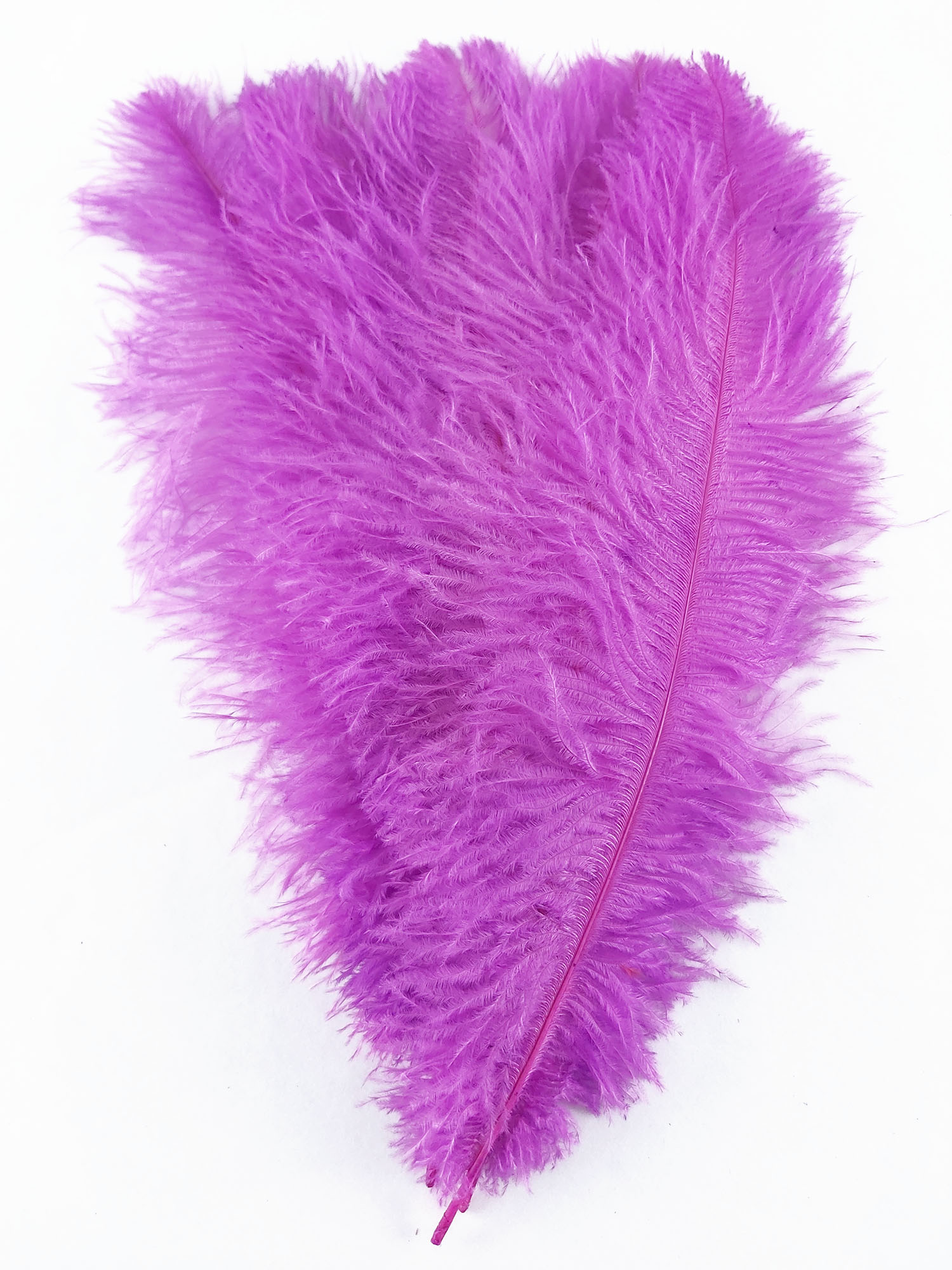 plume autruche souple fushia belle