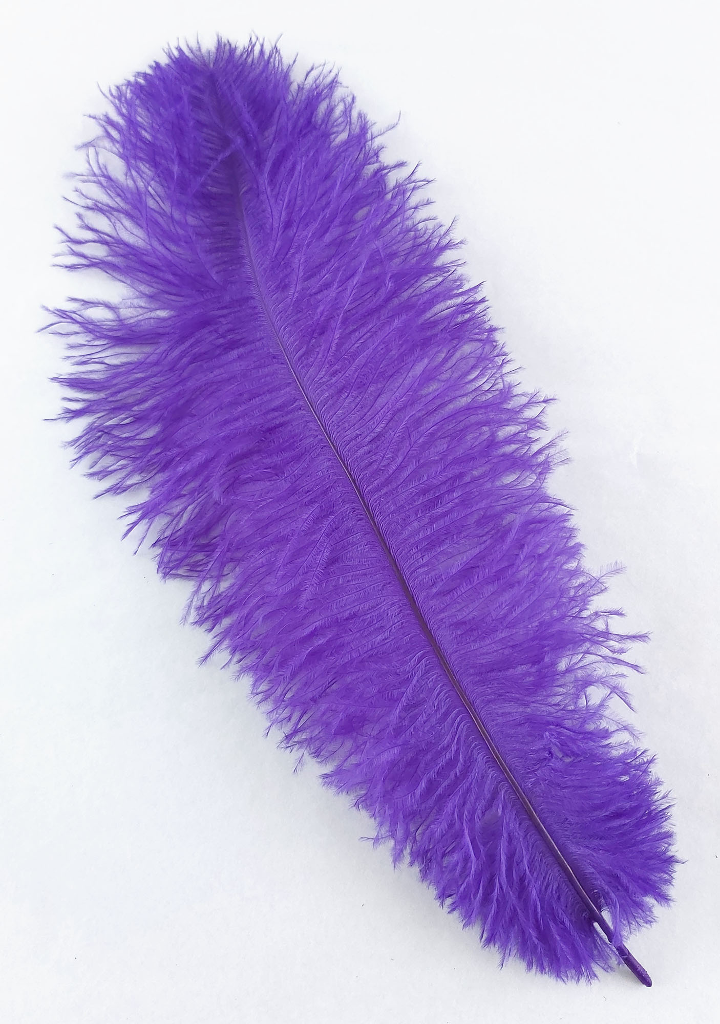 plume autruche souple violet belle