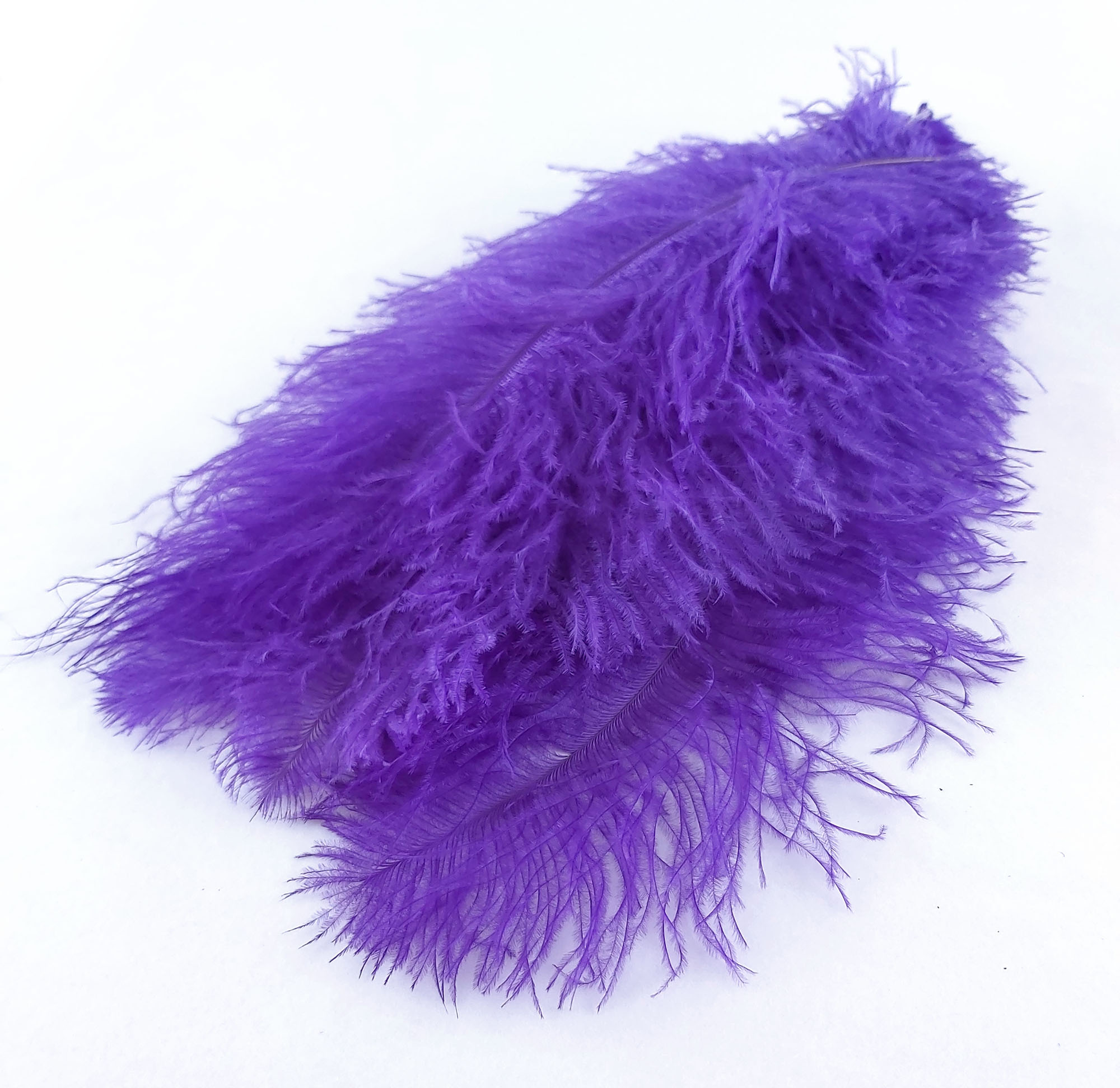 plume autruche souple violet de qualite