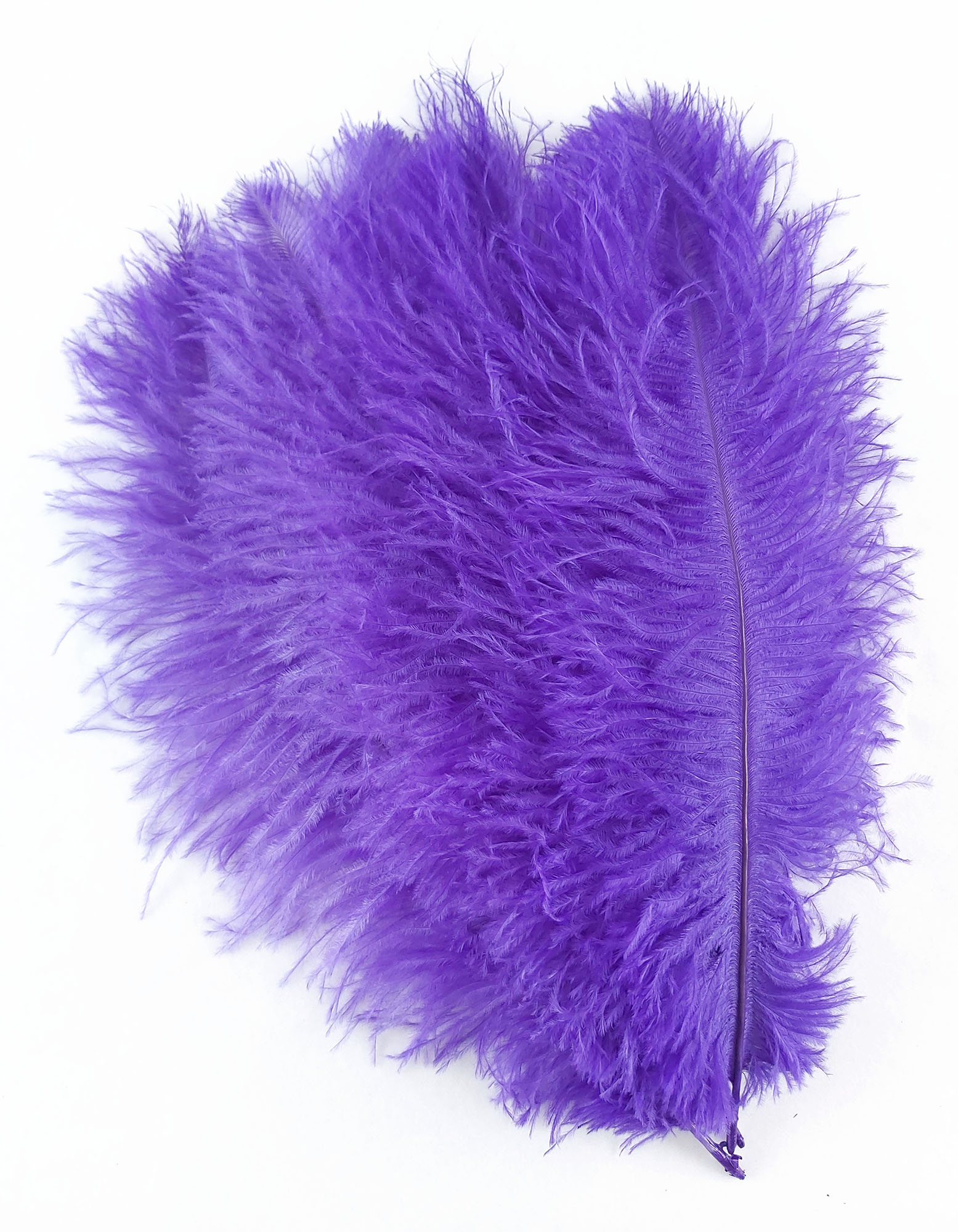 plume autruche souple violet legere