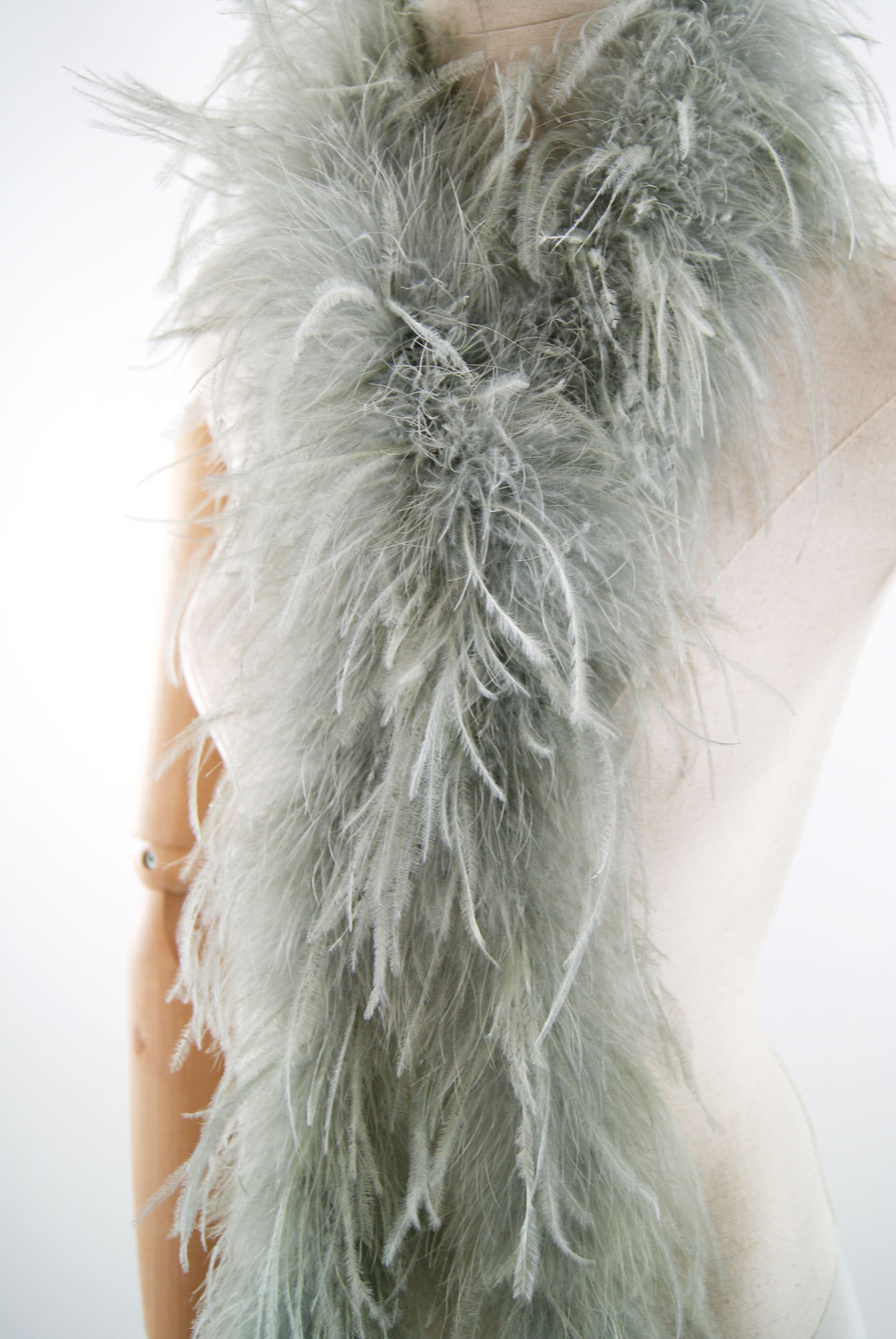boa autruche volume vert lichen