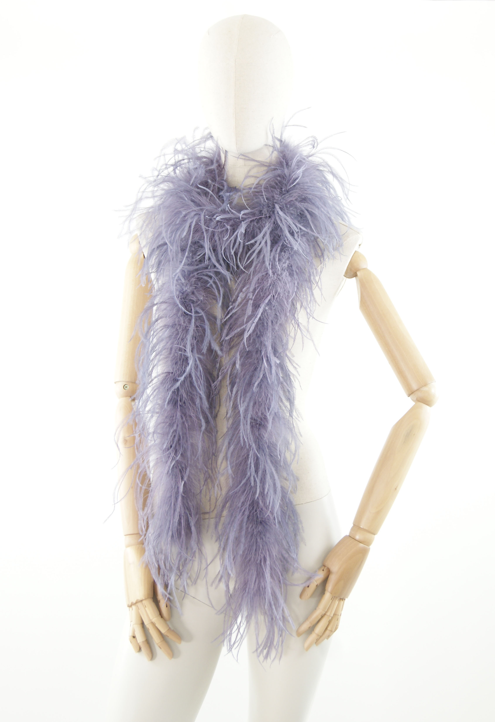 boa autruche volume mauve