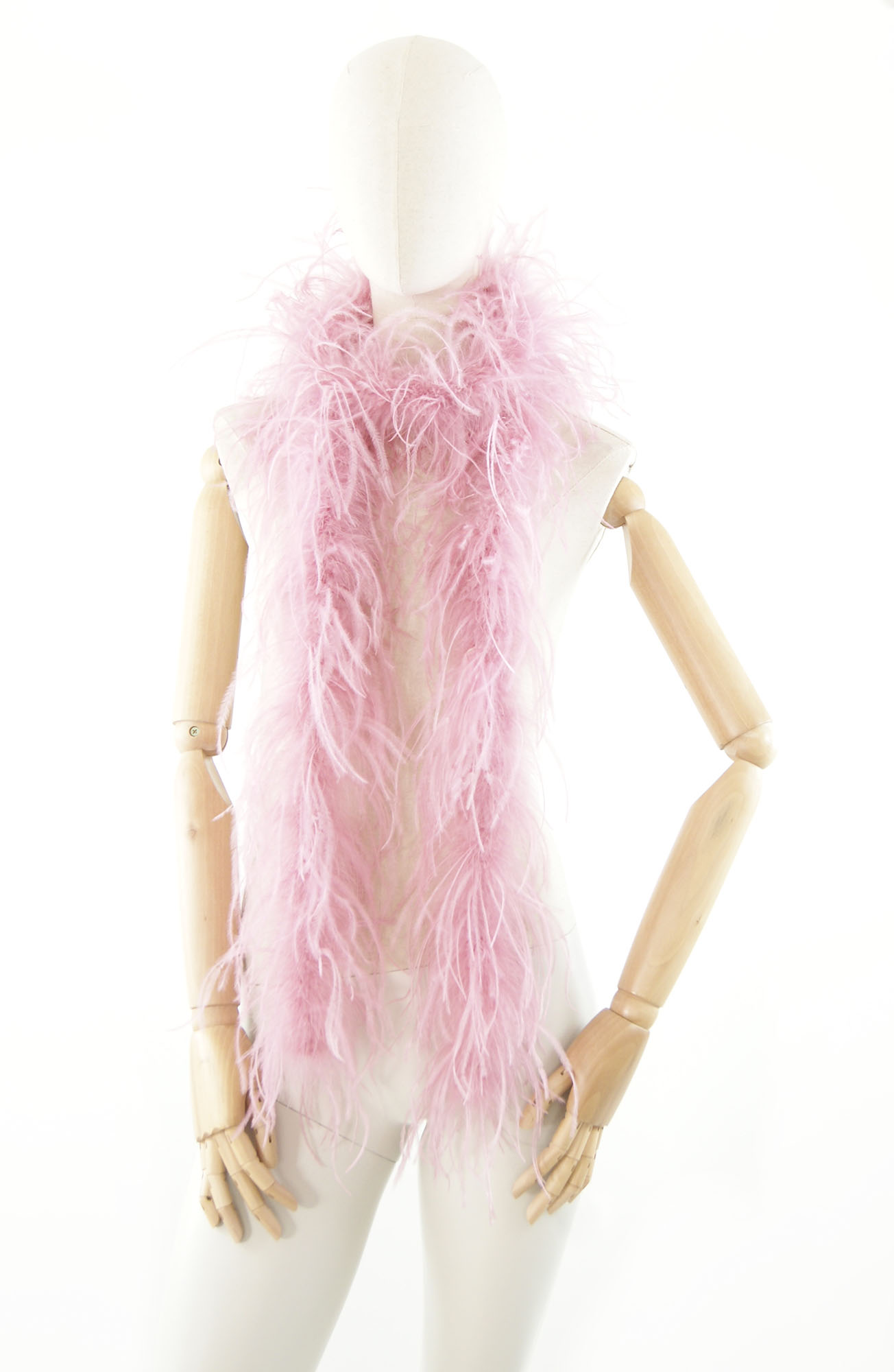 boa autruche volume rose buvard