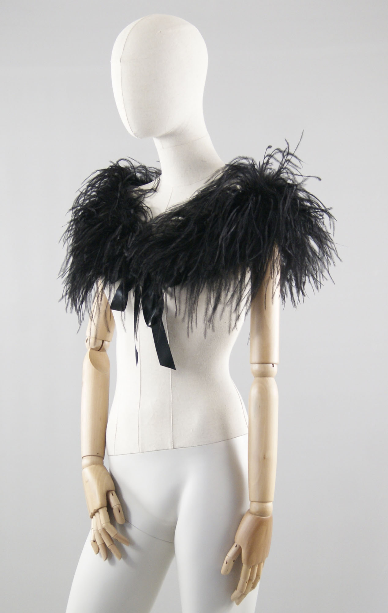 etole plume mariage noir