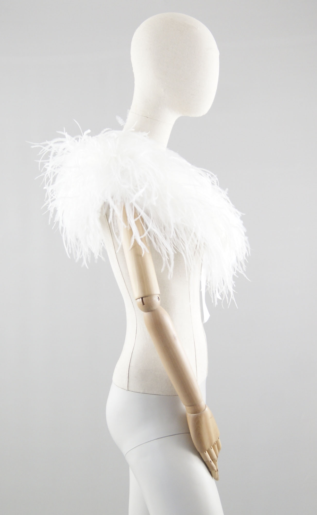 etole plume mariage ecru