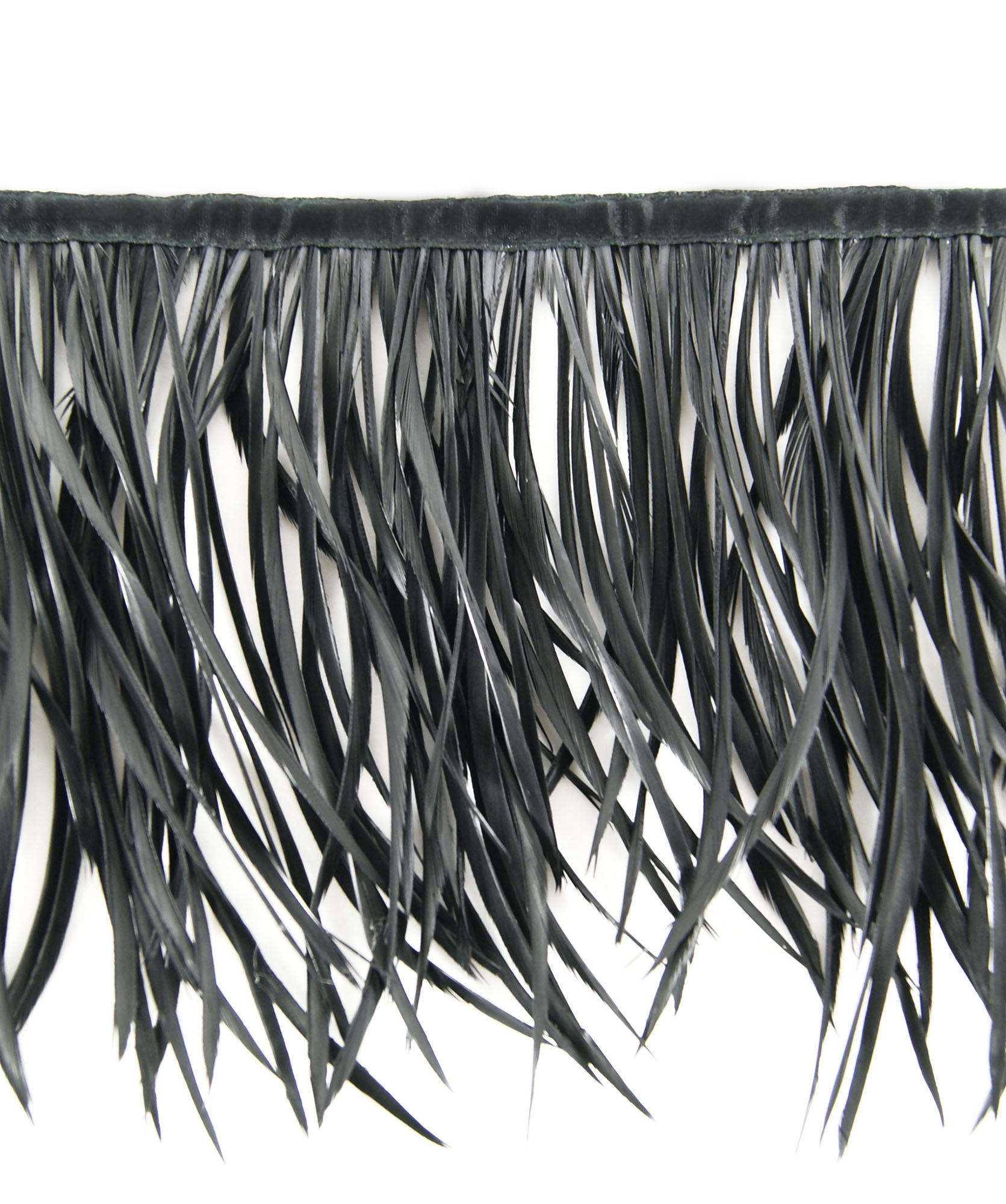 frange plume biot doie noir