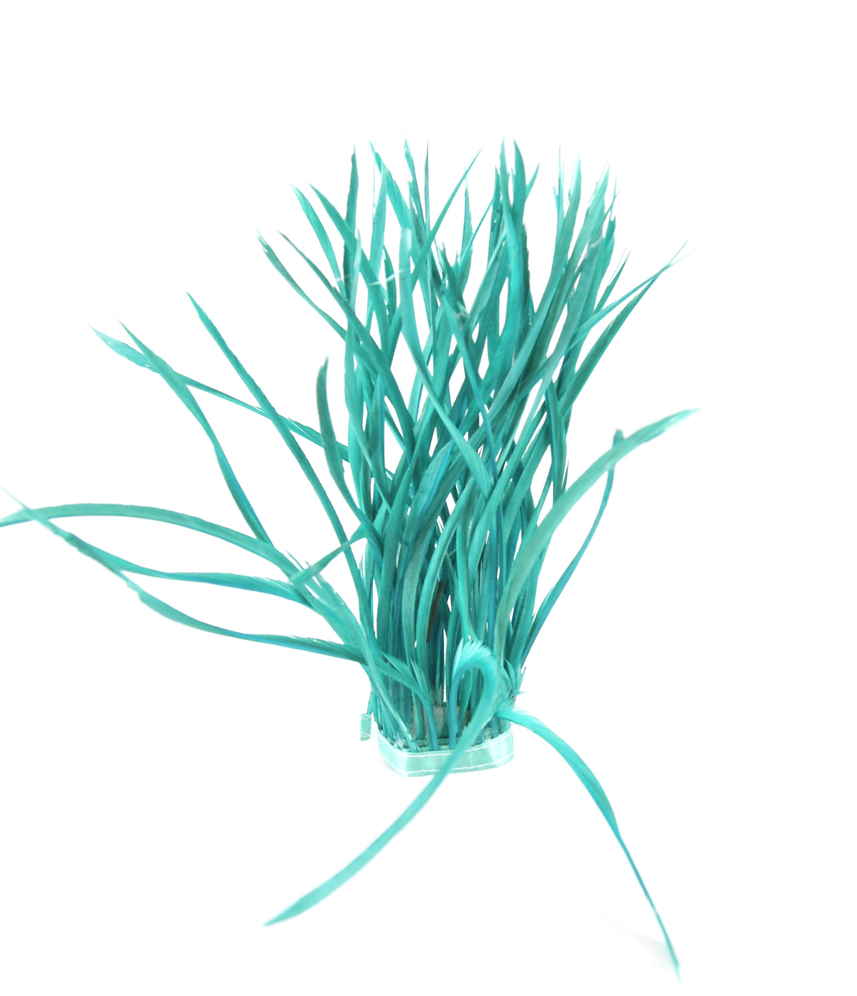 frange plume biot doie vert emeraude