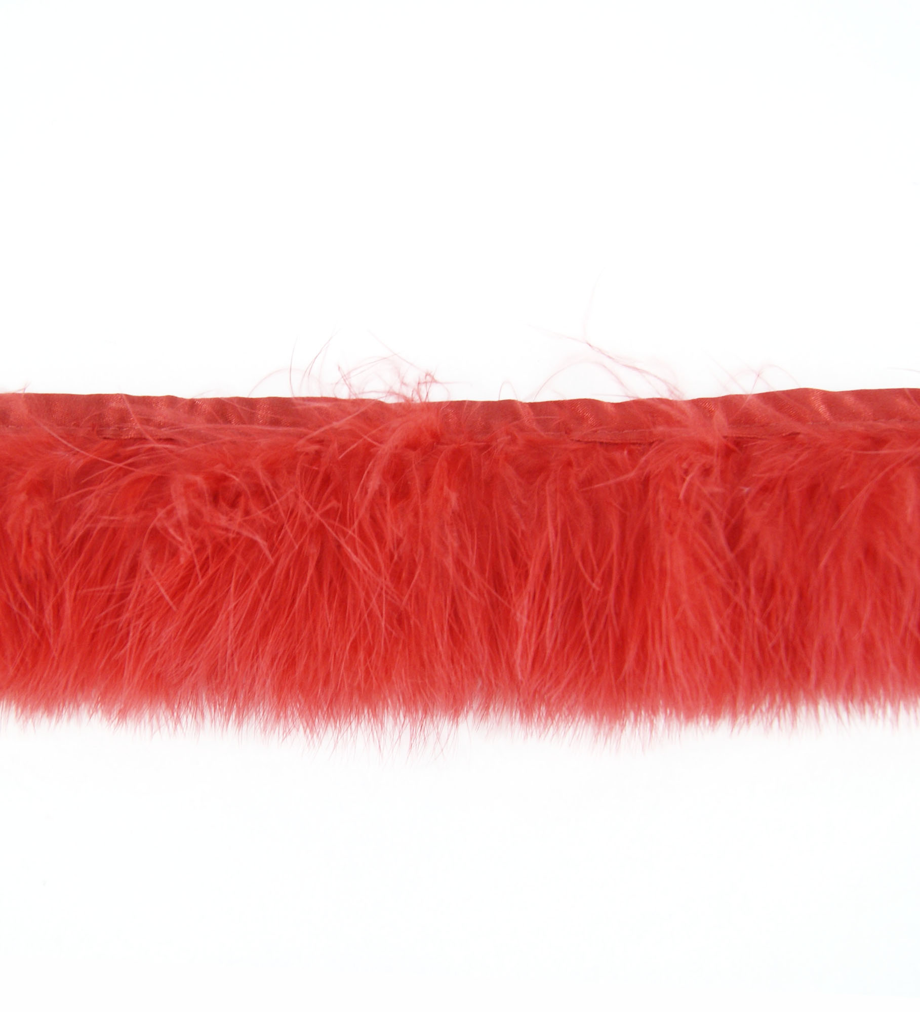 galon plume de dinde marabout rouge de qualite