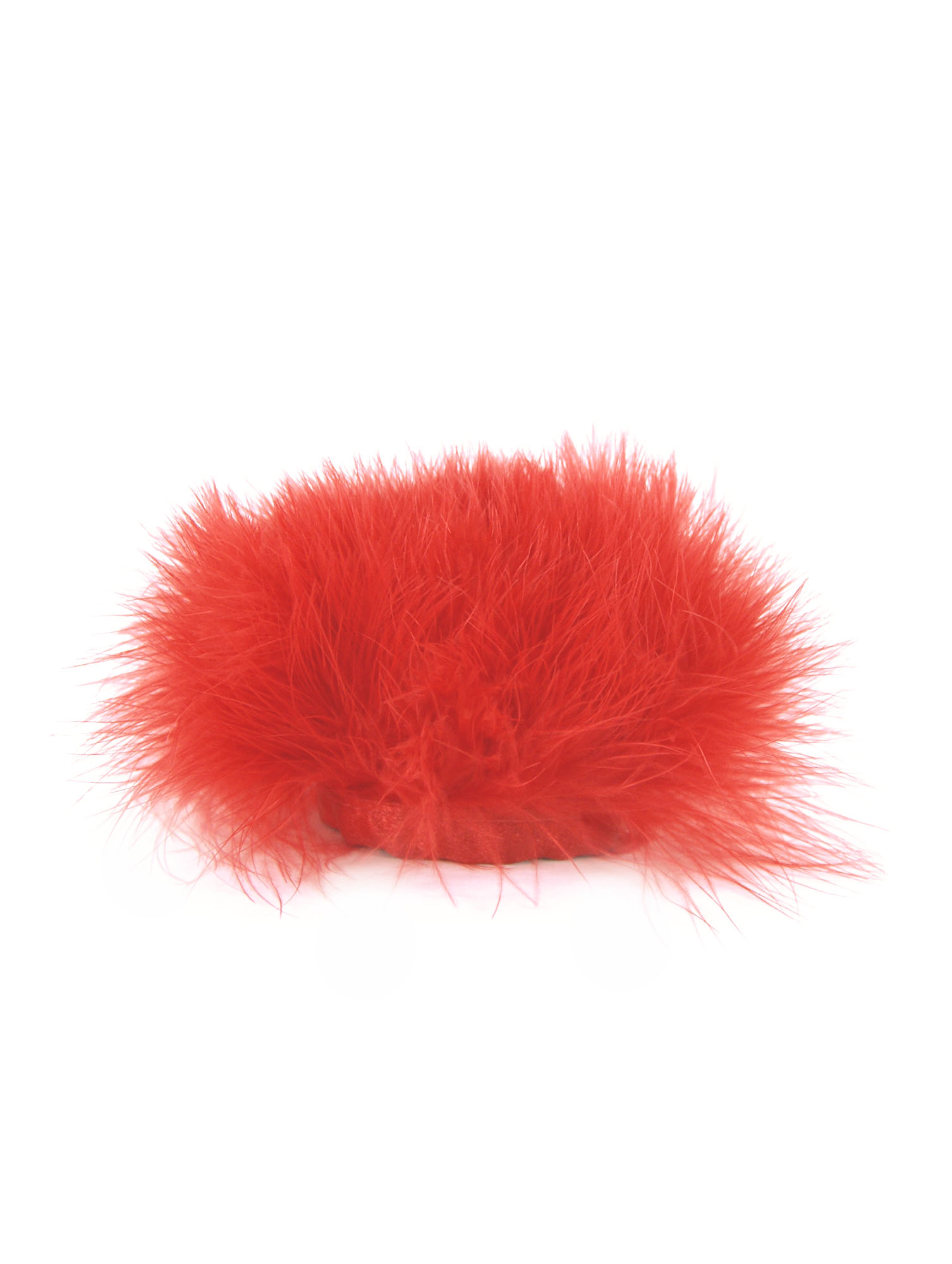 galon plume de dinde marabout rouge