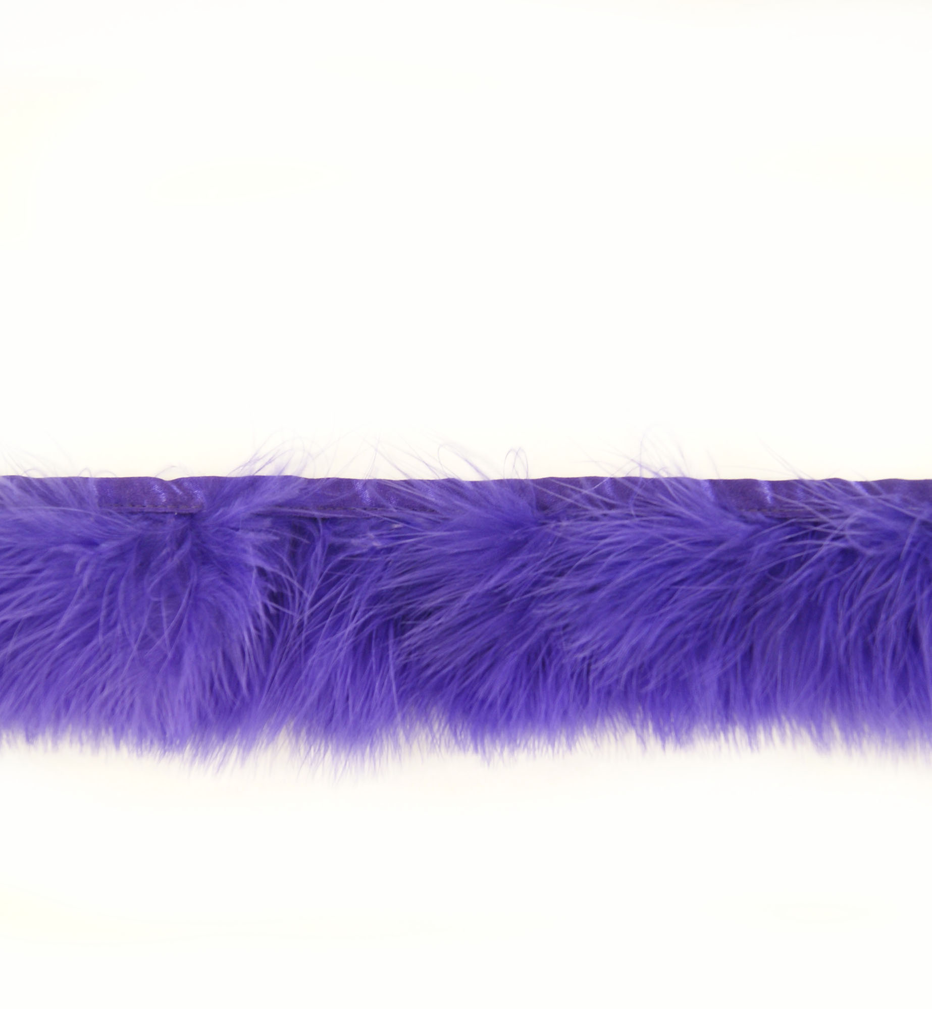 frange plume de dinde marabout de qualite violet