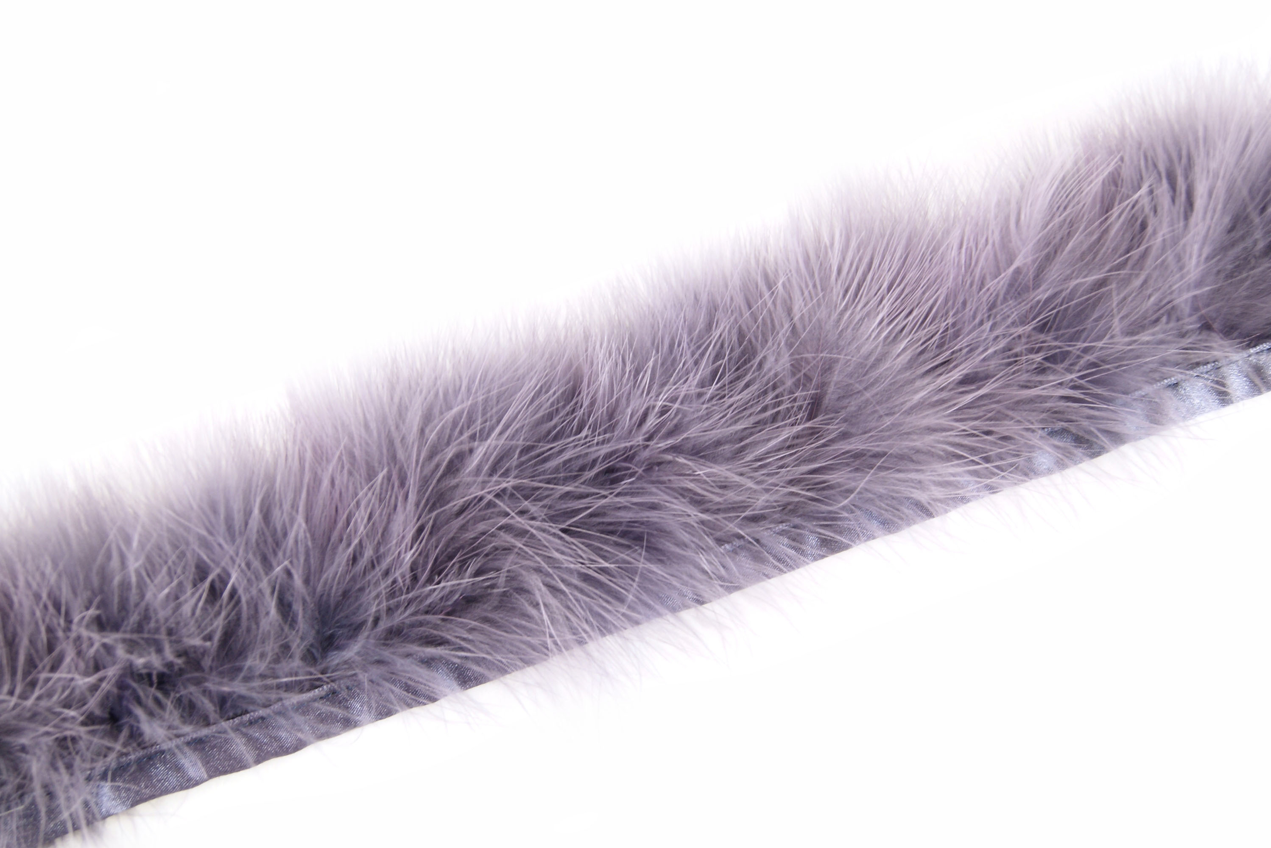 frange plume de dinde marabout de qualite mauve