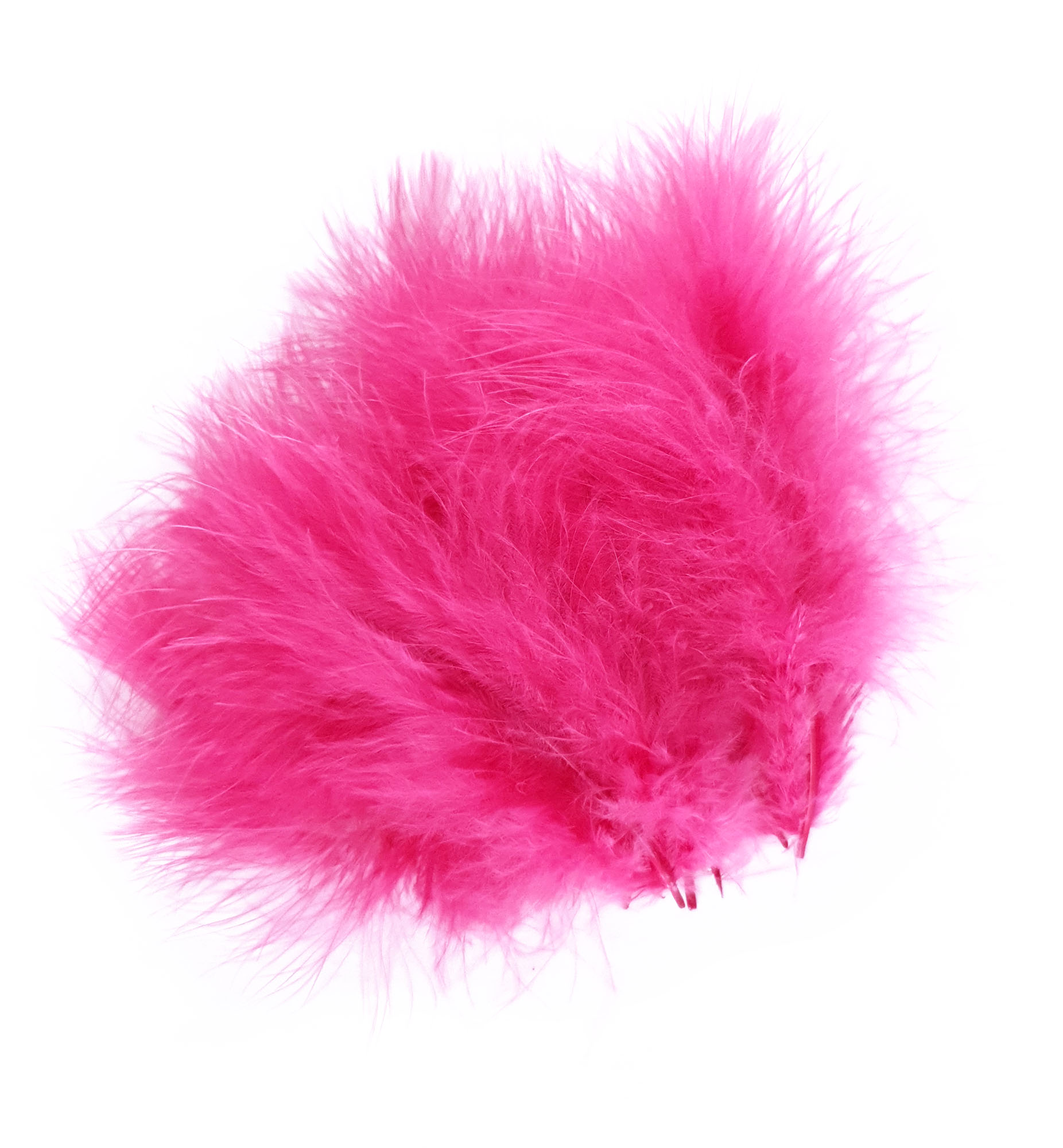 plume dinde marabout rose
