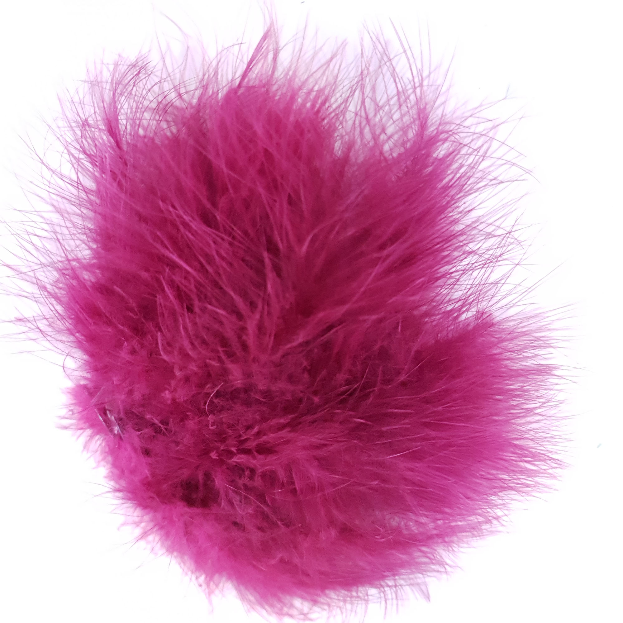 plume dinde marabout rose prune