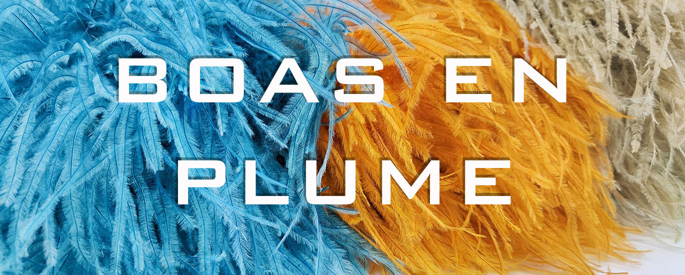 boa en plumes naturelles