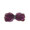 broche noeud plume faisan hot pink