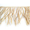 galon plume tige d'oie camel