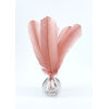 plume palette de dinde rose poudre