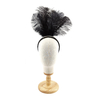 serre tete plume autruche noir de qualite