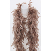 boa plume dinde sepia