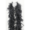 boa plume volume gris fonce