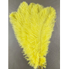 plume autruche souple legere jaune
