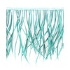 galon plume tige d'oie vert emeraude