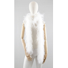 boa duveteux plume autruche blanc