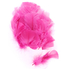 plume duveteuse dinde petite coquille rose