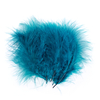 plume dinde marabout bleu petrole