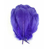 plume nageoire d'oie rigide violet