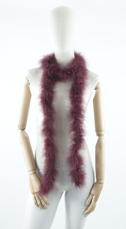 Boa en plumes de marabout duveteuses pour loisirs créatifs, couture, décoration, maison, mariage, fête, 1,8 m, 30 g, rose