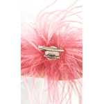 pompon plume autruche rose indien