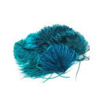 plume autruche mini bleu de qualite
