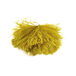plume autruche mini moutarde de qualite