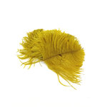 plume autruche mini moutarde