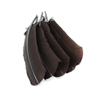 plume palette de dinde rigide chocolat