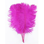 plume petite autruche rose fushia
