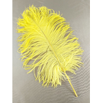 plume petite autruche legere jaune