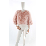 bolero plume rose poudre
