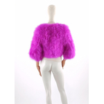 bolero plume fushia femme qualité