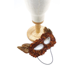 masque plume faisan naturelle maron