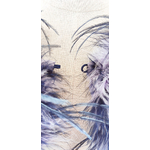 bolero plume bicolore femme violet parme