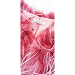 bolero plume femme rose fushia