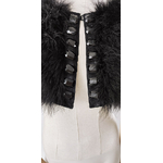 bolero court plume noir