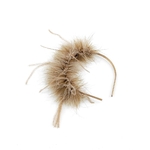 serre tete plume lin