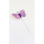 papillon en plume rose pour décoration