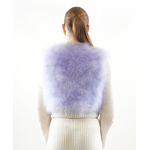 gilet plume femme parme