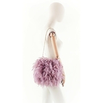 sac plume dinde pompon violine 1